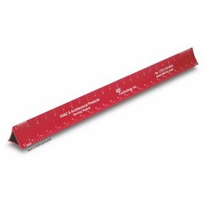 12" 3 Sided Common Man Triangular Hollow Ruler