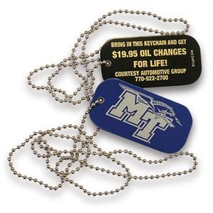 Aluminum Dog Tag with 24