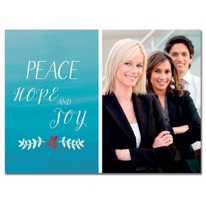 Peace and Joy Photo Card