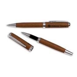 Innovator™ Pebble Grain Leather Ballpoint Pen & Rollerball Pen Gift Set