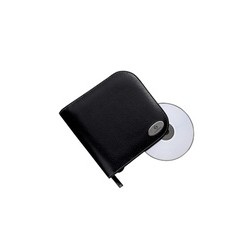 Insignia Series Black Leatherette 24 CD Holder