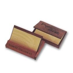 Rosewood Business Card Case
