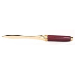 Inluxus™ Executive Letter Opener w/Gold Appointments