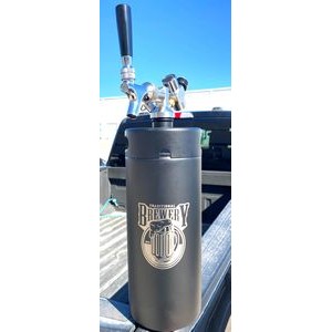 128 Oz. Stainless Steel Mini Keg known as Cocktail Buddy