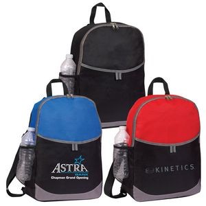 Backpack with Open Front Pocket