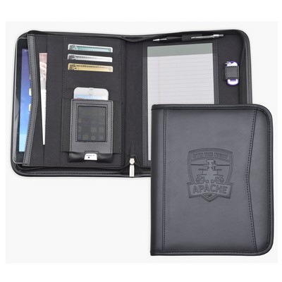 Tablet Padfolio with Zippered Closure