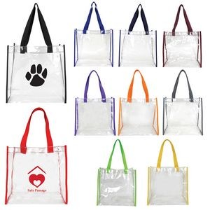 Lightweight Clear Open Tote