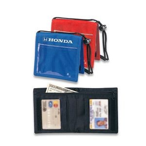 Bi-Fold Neck Wallet Badge Holder