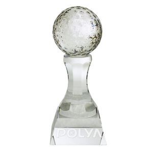 Crystal Golf Ball & Tee Award (Small)