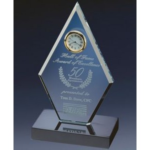 Crystal Image Diamond Award Clock