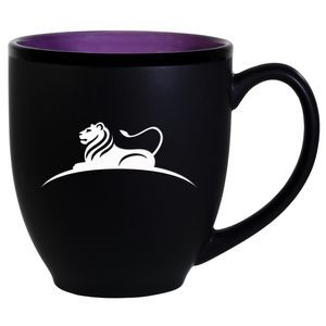 Hilo Bistro Two-Tone Matte Mug: Purple (16 Oz.)