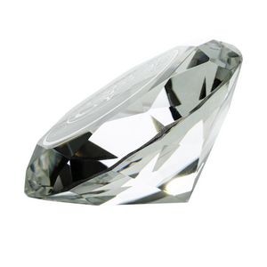 2 3/8" Optical Crystal Tilted Diamond