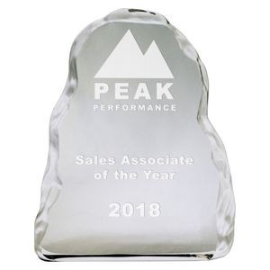 Optical Crystal Iceberg Vertical Award