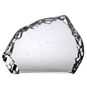Optical Crystal Iceberg Horizontal Award