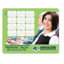 Horizontal Rectangle w/Rounded Corners Dry Erase Calendars (4.5