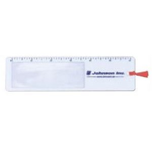 Plastic Bookmarker Magnifier w/Ribbon (5.5"x1.437")