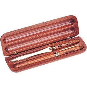 Rosewood Double Pen Case