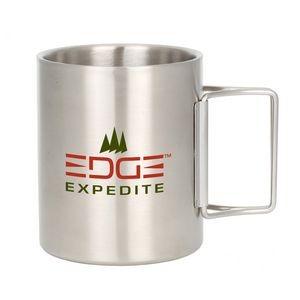 10 Oz. Camping Cup w/Foldable Handles