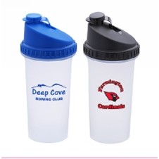 24 Oz. Workout Partner Fitness Drink Shaker w/Plastic Grate