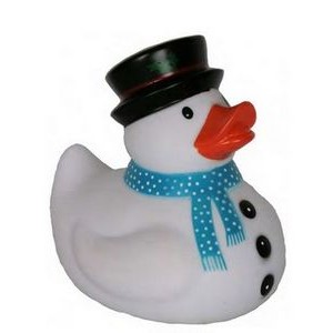 5" Snowman Rubber Duck
