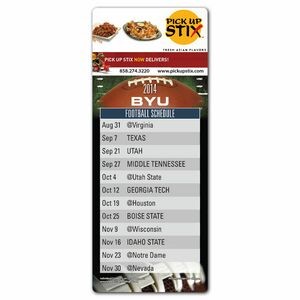 X-Large College Football Sports Schedule Magnets