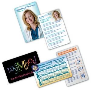 Calendar/Pharma/Health Vinyl VIP Card (VibraColor®)