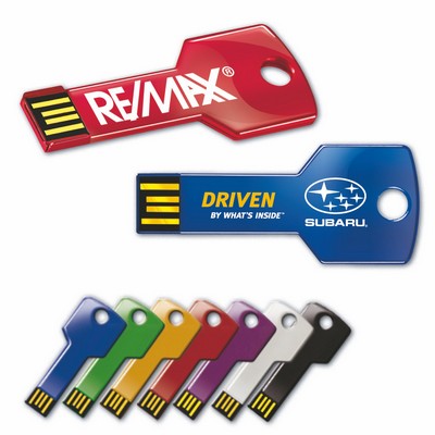 Key Drive™ KC Classic Silver Key Look Flash Drive (1 GB)
