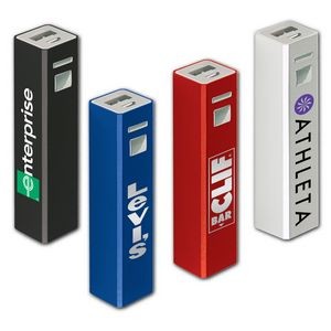 Tower of Power™ Aluminum Rechargeable 2200 mAh Power Bank