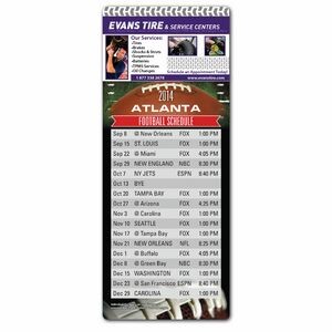 X-Large Pro Football Sports Schedule Magnets