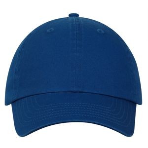 Unstructured Royal Blue Organic Cotton Cap