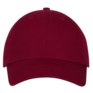 Unstructured Red Organic Cotton Cap