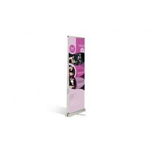 34"x79" Double-Sided Standard Retractable Banner w Dye Sublimation Print on 600 Polyester