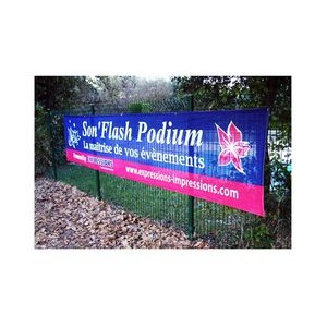 Single-Sided Fence/Backdrop Banner - 2'x4'