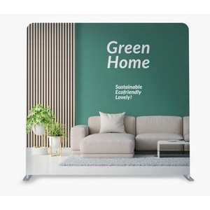 10ft - Straight Fabric Display Wall Kit - Single Side Imprint
