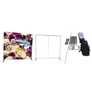 20ft -234''x89'' Double-Sided Straight Display Kit w Dye Sublimation Print