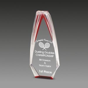 Diamond Carved Obelisk Stand Up Award (3-3/8