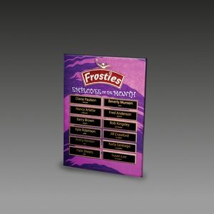 AcryliPrint® HD Perpetual Plaque w/Magnetic Plate