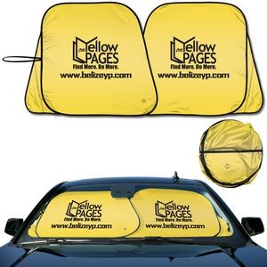 Auto Shade Prest -O- Shade (R) Registered Brand Patented Collapsible Fabric with Pivot system