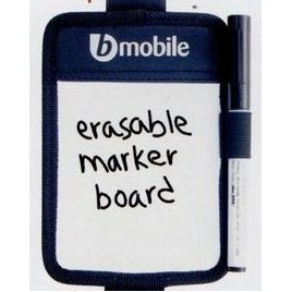 Compact Stand Alone Erasable Marker Board with Marker