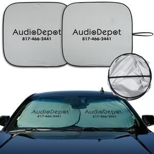 DX -Line Economy Sunshade With Double-Loop Two-Piece Design (Opaque Silver)