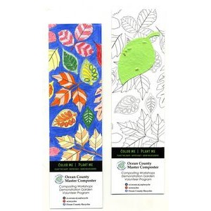 Coloring Bookmark -Leaf