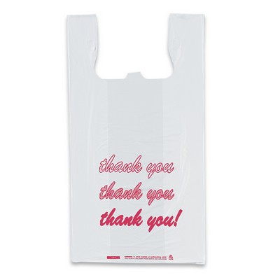 "Thank You" - T-Shirt Style Stock Bag