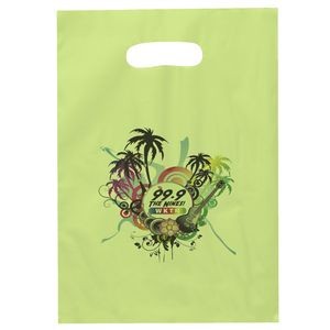 Aster™ Frosted Brite Die Cut Handle Bag (Dynamic Color)