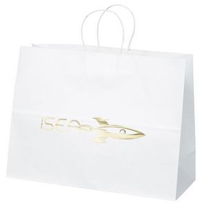 Vogue - White Kraft Shopper (Foil)