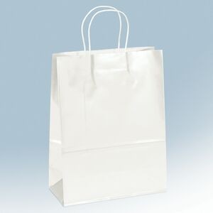Amber - Gloss Shopper, White Bag (Foil)