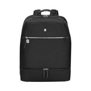 15'' Victoria Signature Deluxe Black Backpack w/10" Tablet Pocket