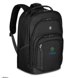 Journey Venture 16" Black & Grey Laptop Backpack (13.4"x17.3"x9.8")
