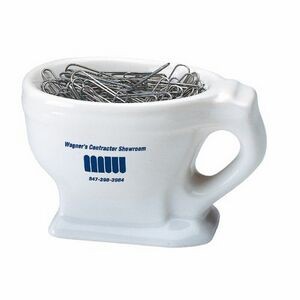 7 Oz. White Toilet Mug