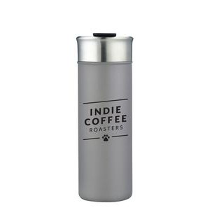 18 Oz. Hot/Chilled Stainless Powder Coated Finish Thermal Bottle