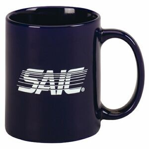 11 Oz. Blue Stoneware Coffee Mug